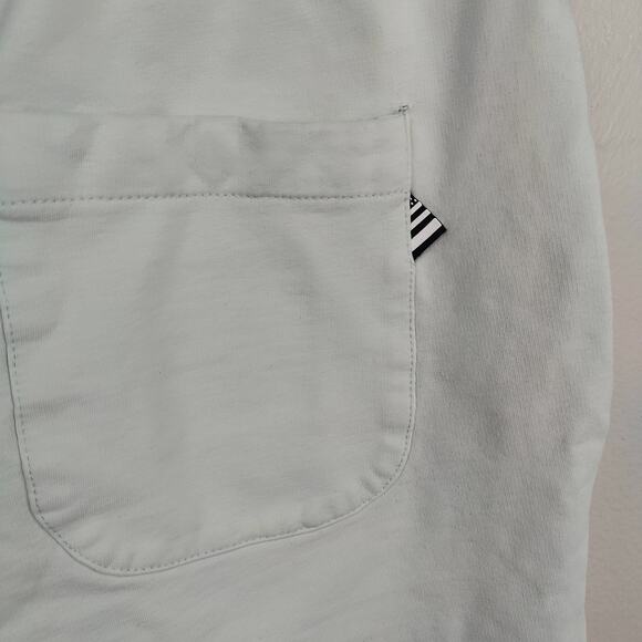 Paper Plane Sweat Shorts Mens Medium Light‎ Blue Lounge Casual Performance - Picture 7 of 11